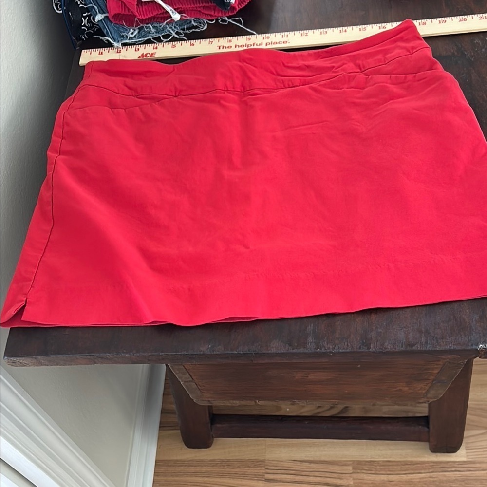 Charter Club Red Women's Skort Sz XLP